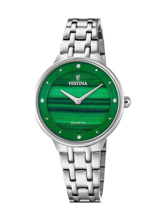 Festina Γυναικείο Ρολόι 30.5mm Μπαταρίας με Αση...