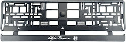 Set 2 Bucăți Cadru Plăcuță de Înmatriculare Carbon Alfa Romeo