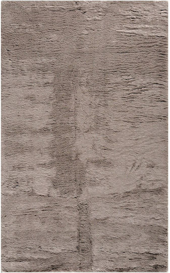 Tzikas Carpets Fur 26163-196 Non-Slip Rectangular Grey Fur Rug 160x230cm