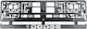 Car License Plate Frames Plastic Black Carbon 2pcs