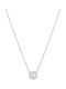 U.S. Polo Assn. Charm Rosette aus Stahl mit Zirkon