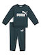 Kids Sweatpants Set Fl Green Terrain 2pcs Minicats Crew