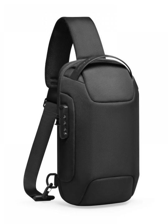 Geantă de Umăr Mark Ryden Sistem Antifurt Material Oxford Impermeabil Port Usb Structură Multicompartment Compatibilă cu Tabletă de 9.7 Inch Curea Unică Unisex Culoare Neagră