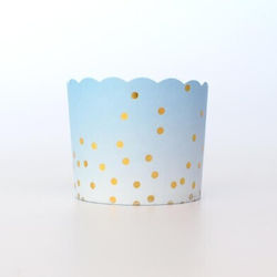 Karamellpapiere für Cupcakes Papier 6x6cm 25pcs