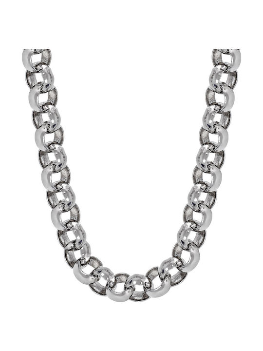 Kiriakos Gofas Silver Chain Neck Thin Thickness 3.25mm