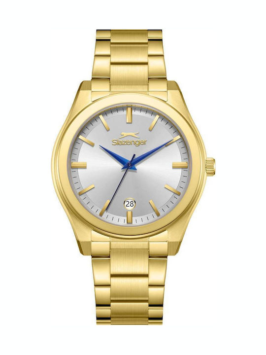Slazenger Women's Watch with Gold Metal Bracelet