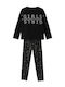 Kinder-Set mit Leggings Winter 2Stück Black