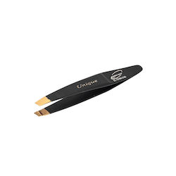 Eyebrow Tweezer Curved Small Black 12169
