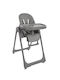 Kikka Boo Pastello 2 Foldable Baby Highchair with Adjustable Height Gray