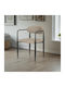 Kalone Dining Room Artificial Leather Chair Grey-beige 56x55x78cm