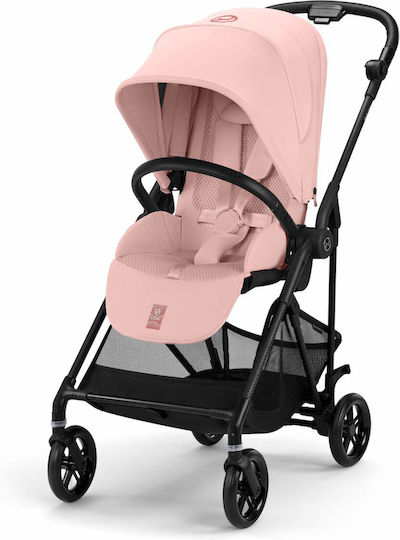 Cybex Melio Ρυθμιζόμενο Καρότσι Μωρού Kατάλληλο για Nεογέννητο Candy Pink 5.9kg