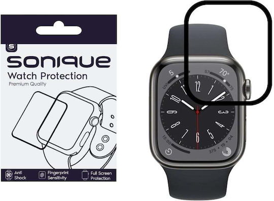 Sonique Full Face Tempered Glass για το Apple Watch 7/8/9 45mm 1τμχ