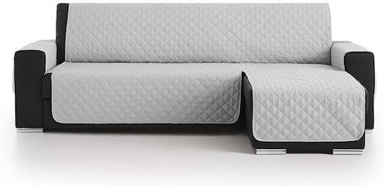 Sofazip Ελαστικό Κάλυμμα Γωνιακού Καναπέ Light Grey 200εκ.