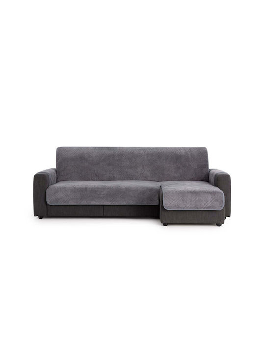 Sofazip Ελαστικό Κάλυμμα Γωνιακού Καναπέ Grey 280εκ.