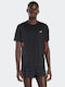 Athletics T-shirt Μαυρο