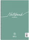 Salko Paper Notebook Natura Set 10 Spiral Notebooks A4 120 Sheets Ruled 4 Topics Green