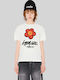 Women's T-shirt Floral White