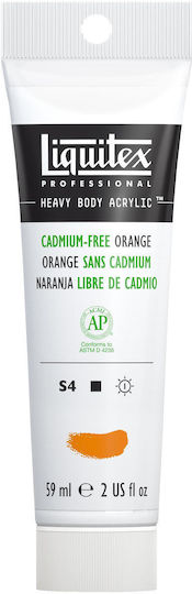 Liquitex Professional 59ml Heavy Body Acrylics 892 Cadmium-free Orange Series 4