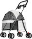 Denik Pets Καρότσι για Μεταφορά Σκύλου / Γάτας έως 20kg Λευκό Μ97xΠ69xΥ49εκ.