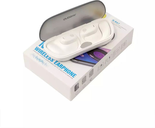 Andowl Q-BA7 In-ear Bluetooth Handsfree Ακουστικά με Θήκη Φόρτισης Λευκά