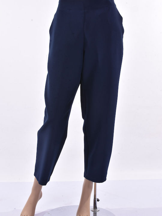 Women's Fabric Trousers Blue