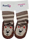 Minissa Kids' Slipper Socks Brown