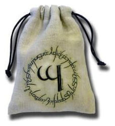 Elvish Beige & Black V1 Dice Pouch
