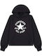 Sweatshirt mit Kapuze Schwarz