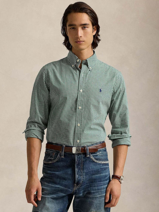 Ralph Lauren Дълъг ръкав Памучен Риза Green