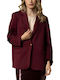 kocca Blazer pentru femei Sacou Dark Red