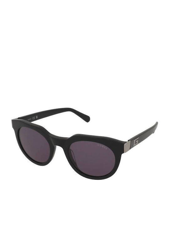 Guess Unisex Γυαλιά Ηλίου με Μαύρο Κοκκάλινο Σκελετό και Γκρι Φακό GU00214 01A