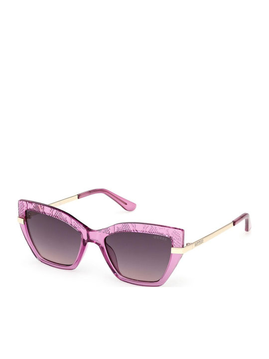 Guess Ochelari De Soare Pentru Femei Cu Ramă Violet Și Lentile Gri Degrade GU00216 81B