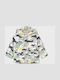 Waterproof Kids' Casual Jacket with Hood Green