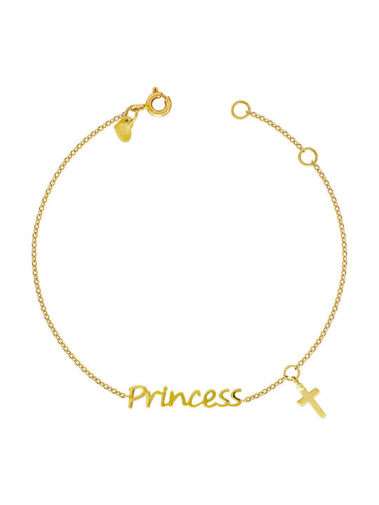 Kiriakos Gofas Kids Bracelet from Gold 14K