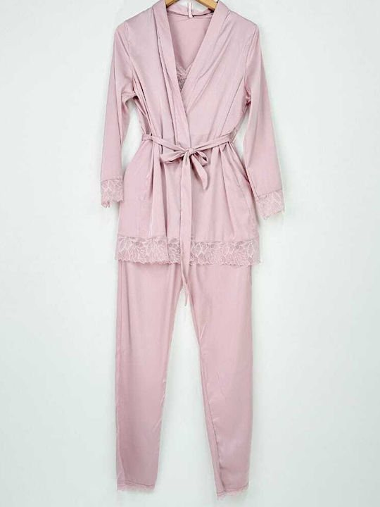 Fuanna Summer Women's Pyjama Set Pink
