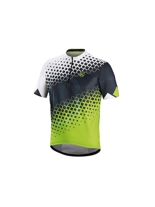 Bicycle Line Azimut Tricou De Ciclism Pentru Bărbați Cu Mâneci Scurte Albă