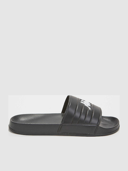 Kappa Sarty Herren Slides Schwarz