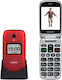 Evolveo EasyPhone FS Single SIM Κινητό με Μεγάλα Κουμπιά Κόκκινο