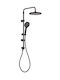 Tema Shower Column without Mixer Black