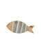 Kaemingk Decorative Fish made of Wood 19.5x2.5x19.5cm 1pcs
