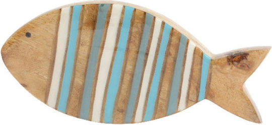 Kaemingk Decorativ Pește din Lemn 19.5x2.5x19.5cm 1buc