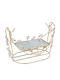 Keskor Metallic Decorative Platter Gold 36x20x23cm