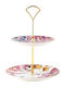 Maxwell & Williams Porcelain Dessert Tower Stand Pink Ø25cm 25x19cm