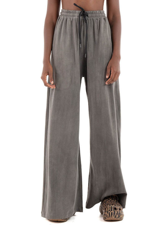Damen Stoff Hose Grey
