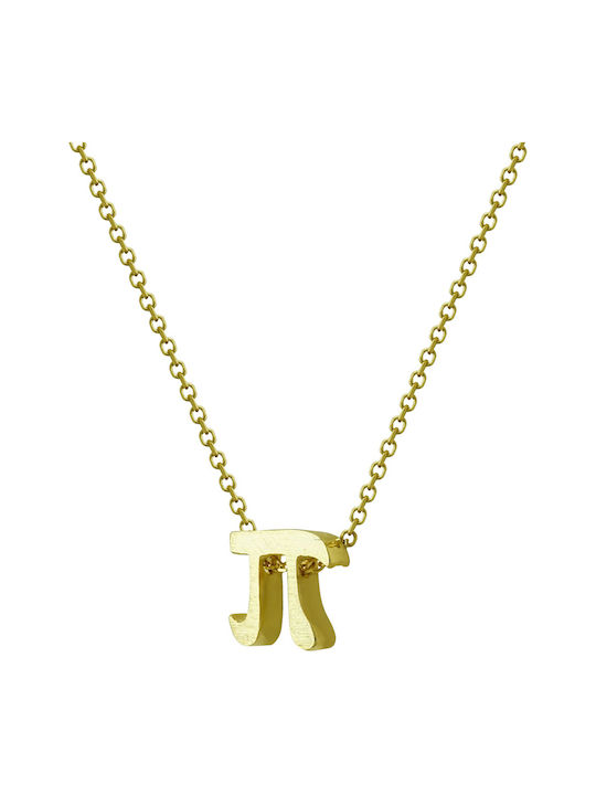 Kiriakos Gofas Kids Pendant Monogram in 9K Gold