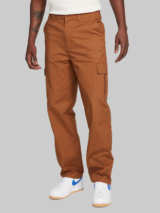 Nike Club Pantaloni Cargo Elastici Maro