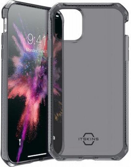 Itskins Spectrum Прозрачен Подсилен Калъф За Iphone 11 Черен