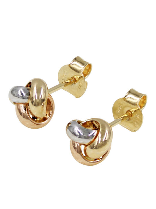 Roloi Kaliamanis Ohrringe aus Gold 14K Roloi Kaliamanis Ohrringe aus Gold 14K