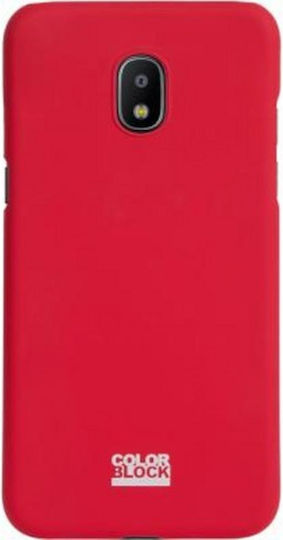 Color Block Case Galaxy J2 2018 Hard Red