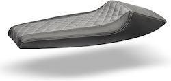 C Racer C-racer Universal Fully Covered Flat Track Seat Scr4fc Dark Brown Straight Stitching Type Brown Thread Color